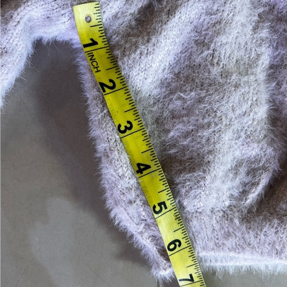 ASTR the label Light Mauve Fluffy buttons Jacket XS nylon and Acrylique - Picture 13 of 16